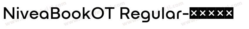NiveaBookOT Regular字体转换